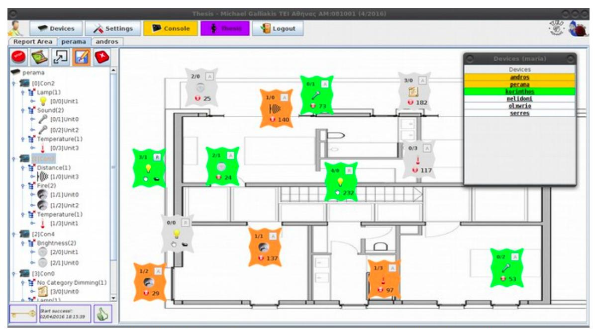Desktop UI Floorplan